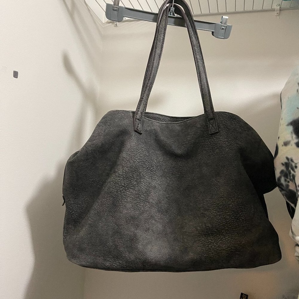 Graphite Gray Tote Bag